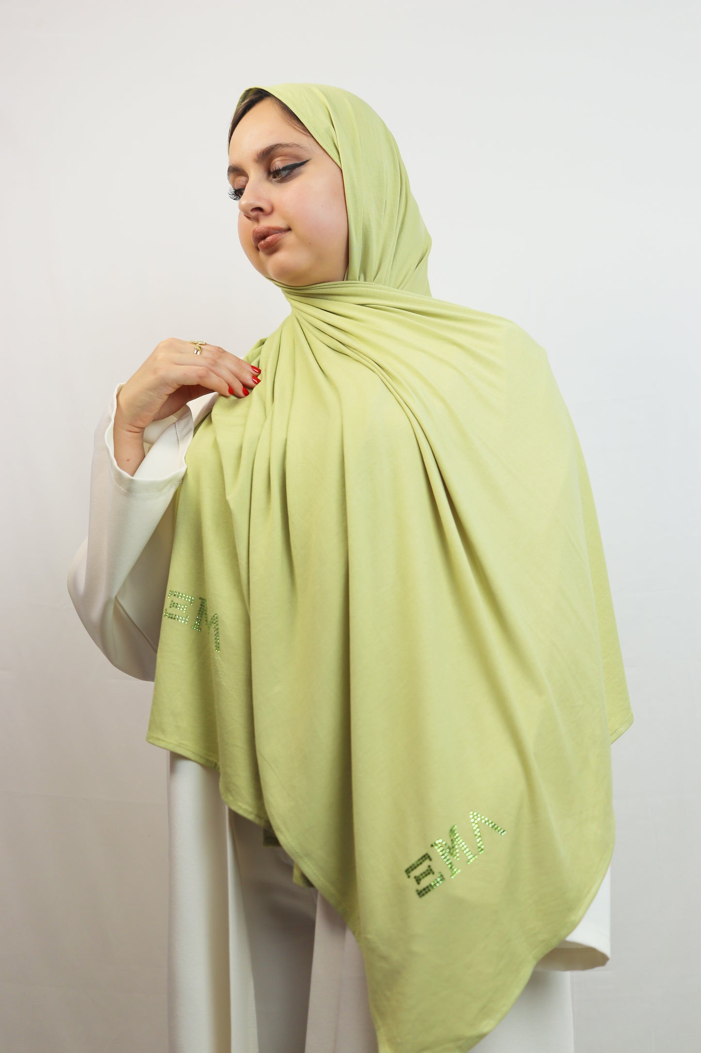 Bambú Jersey Stone Σ Lime