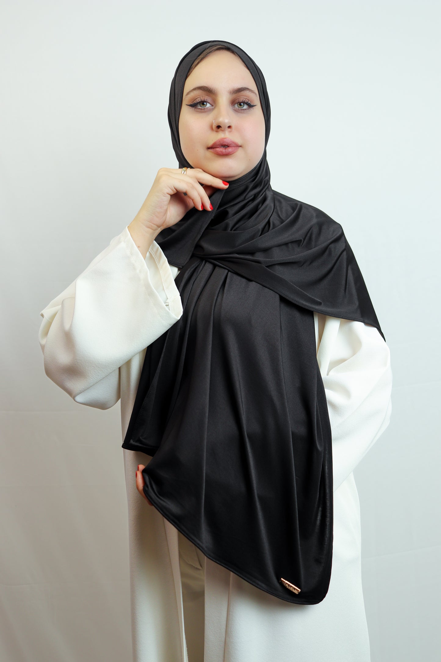 Jersey Satín ΣClassy Black
