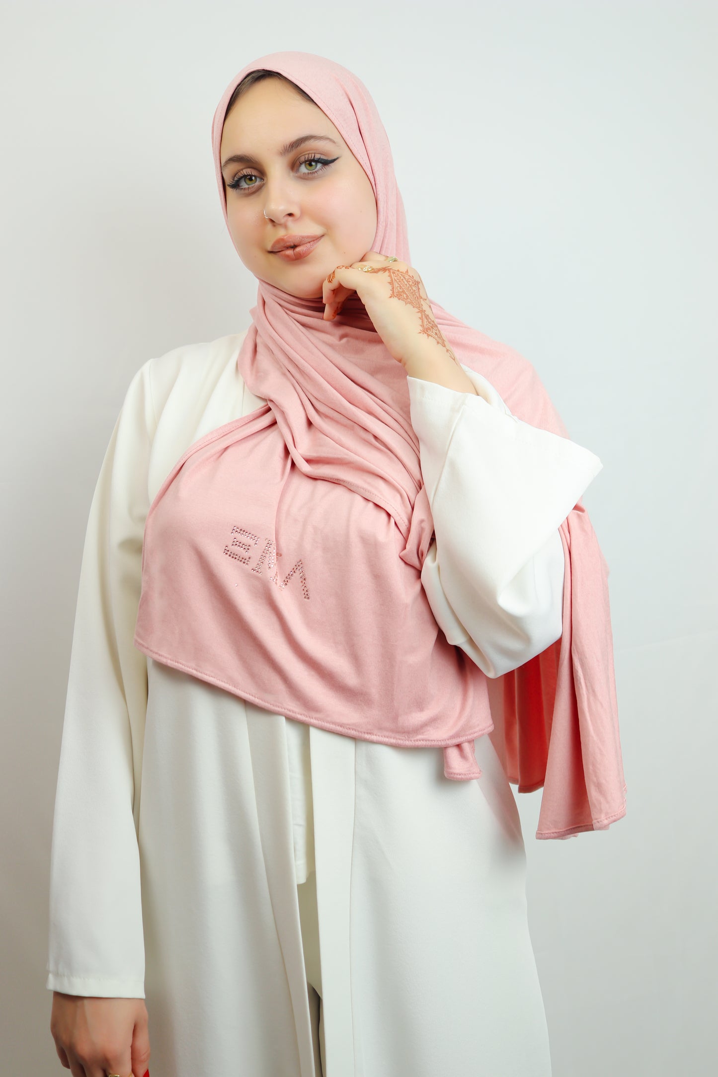Bambú Jersey Stone Σ Baby Pink