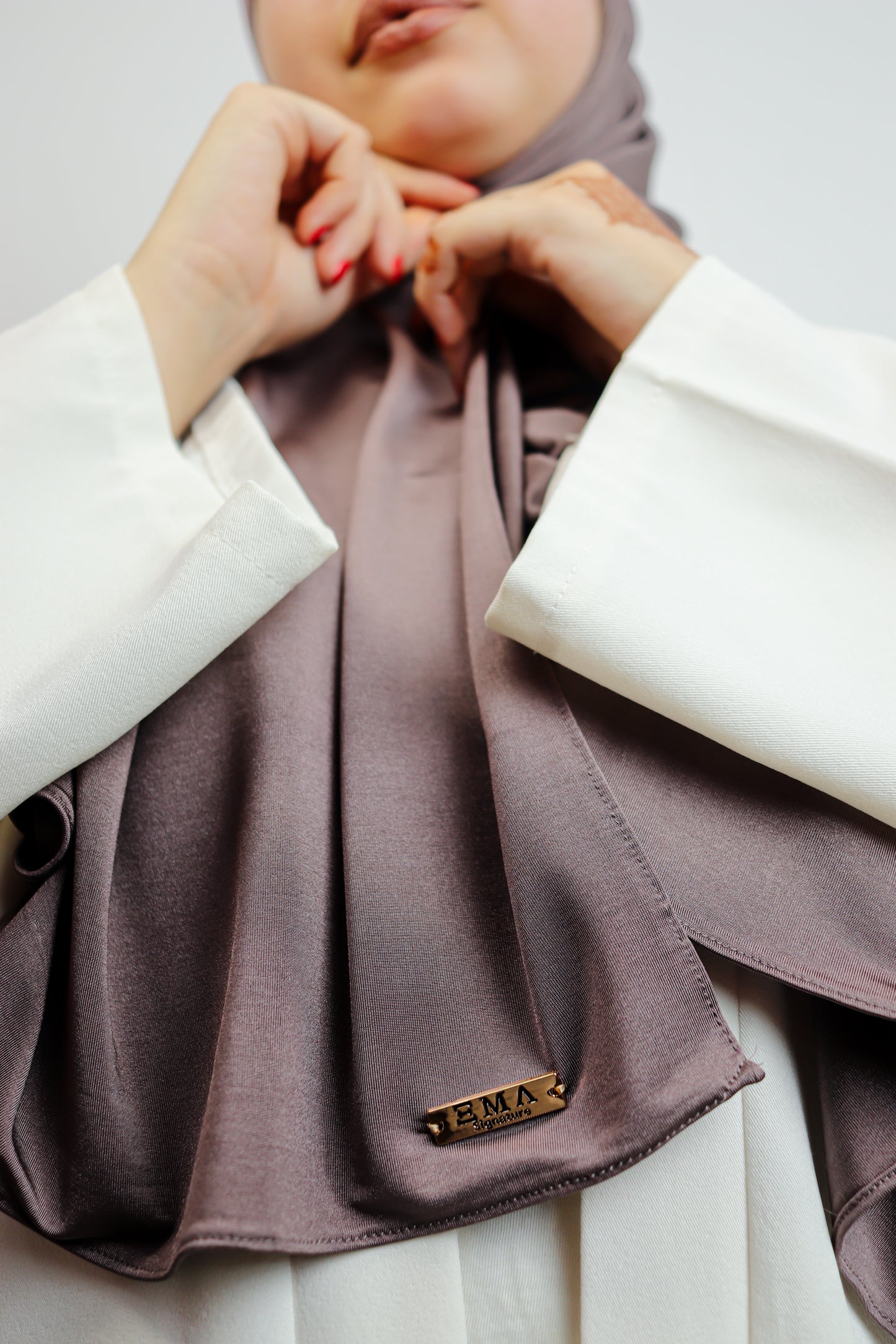 Jersey Satín Σ Taupe